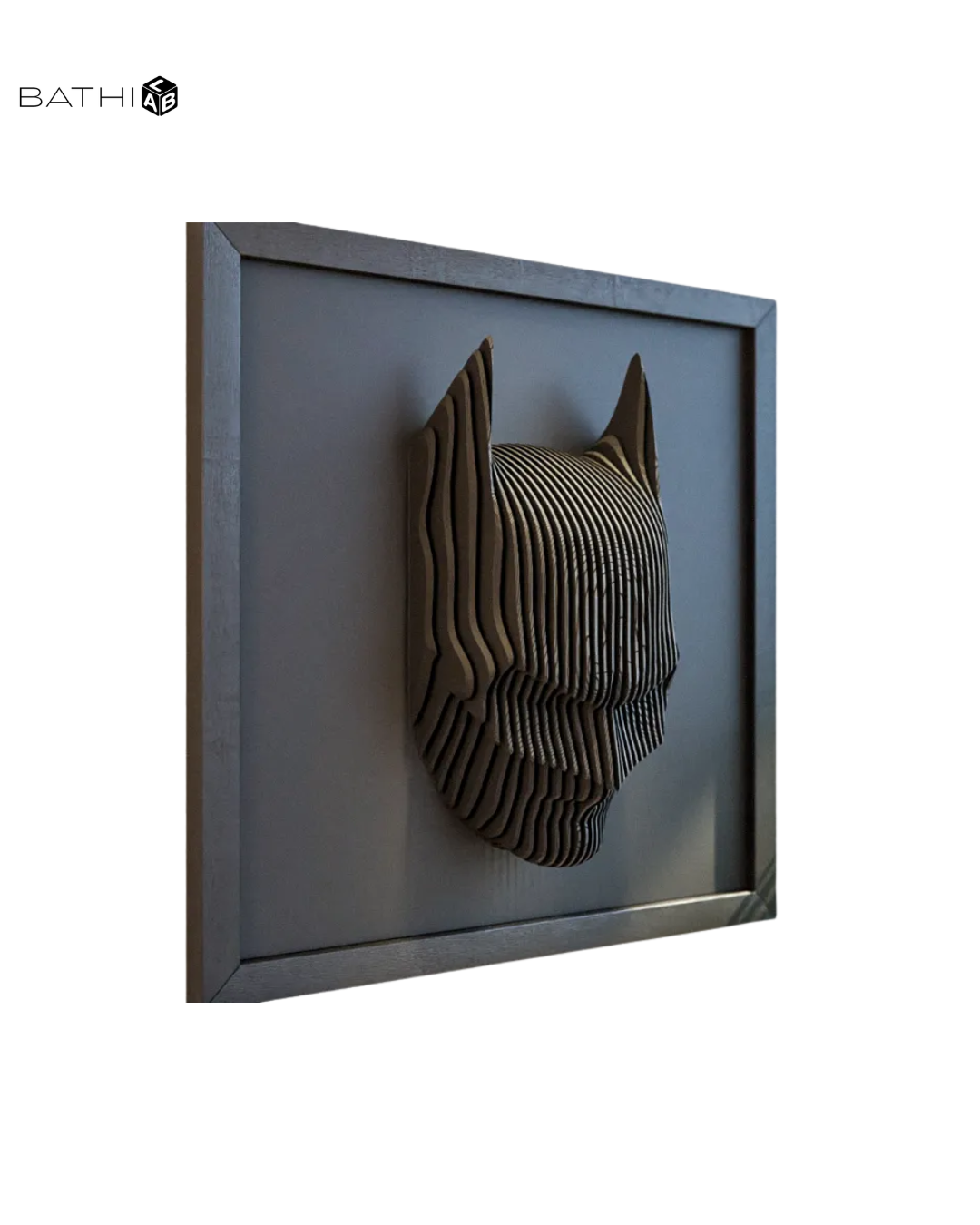 Quadro alto relevo Batman