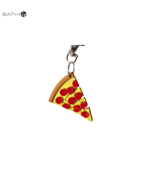 Chaveiro pedaço de pizza