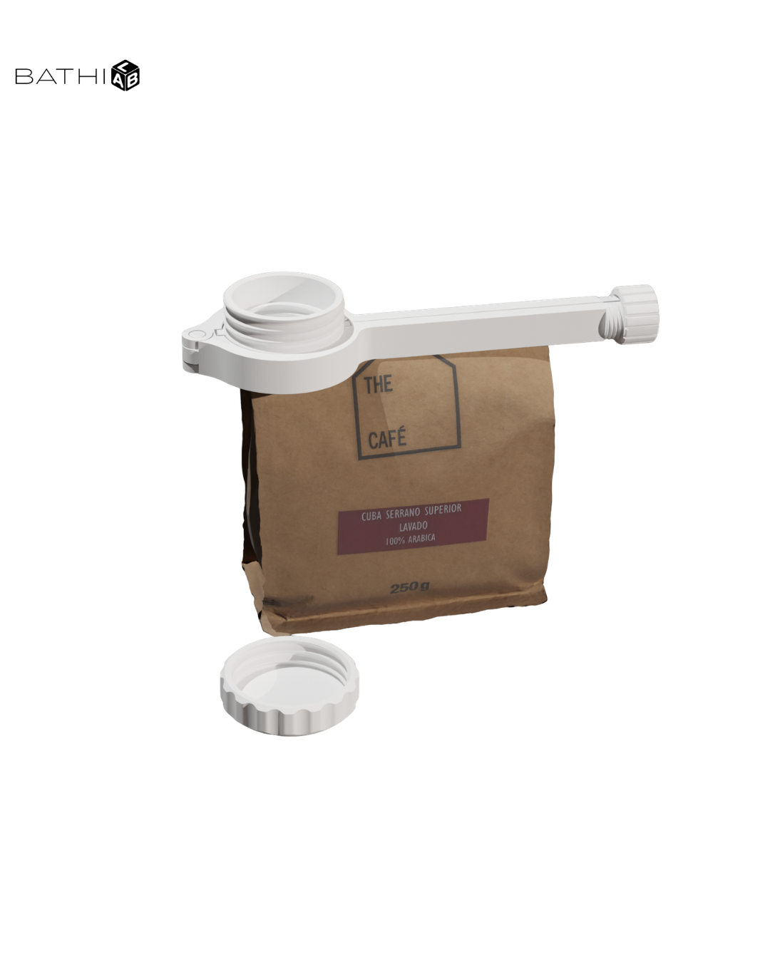 Presilha para embalagens com tampa