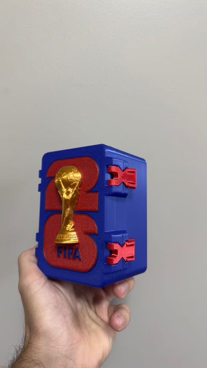 Porta Figurinhas Copa do Mundo 2026 | Caixa Organizadora Grande
