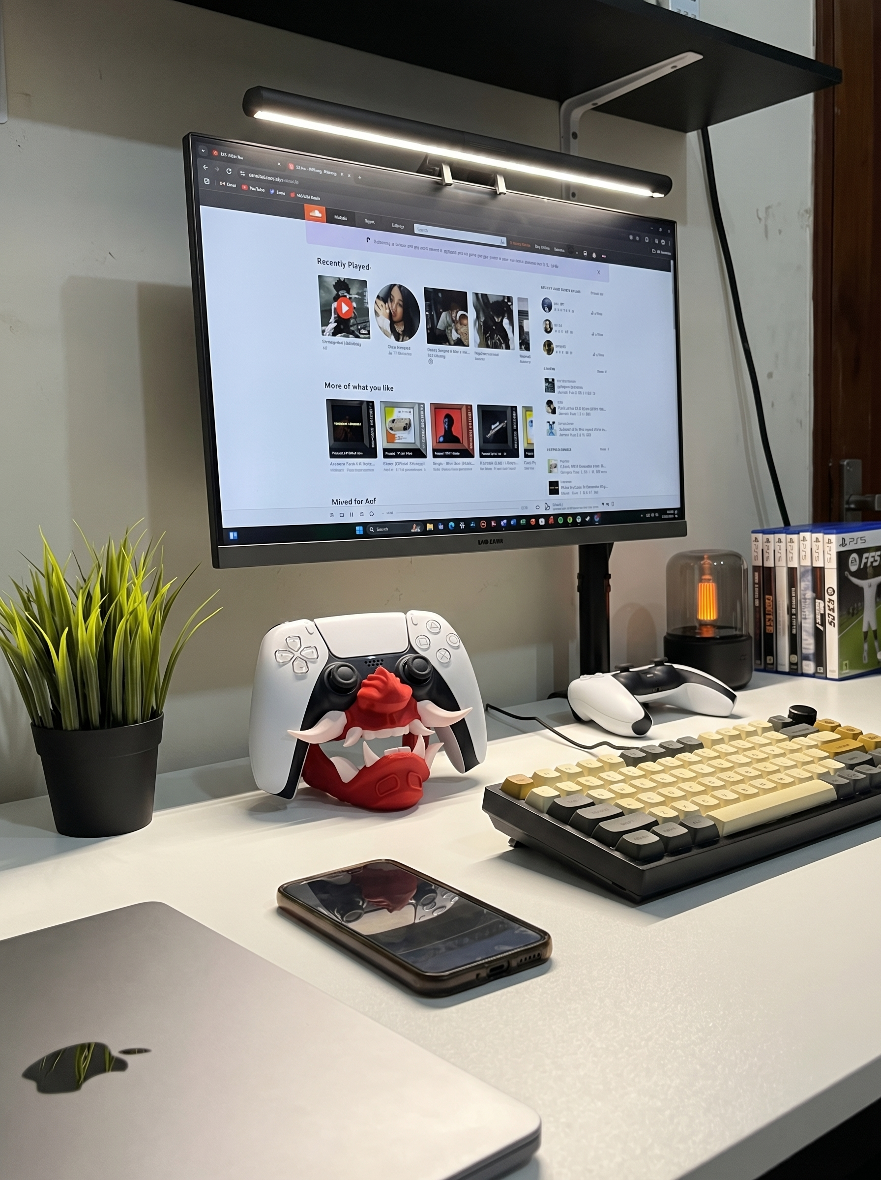 Suporte para Controle PS5 Mascara Oni